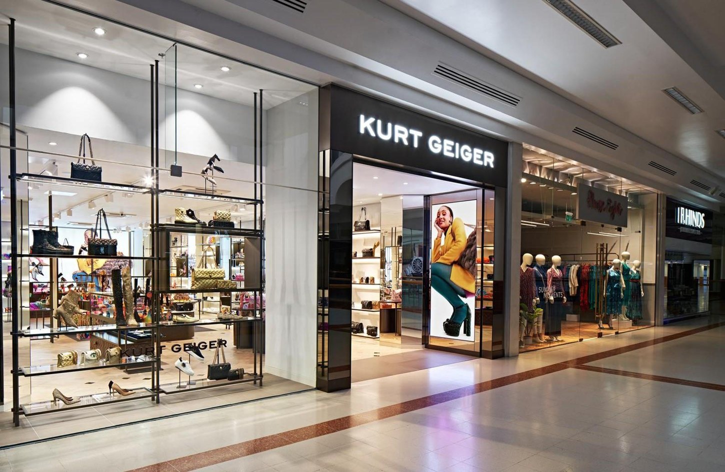 Kurt Geiger interior at Merryhill